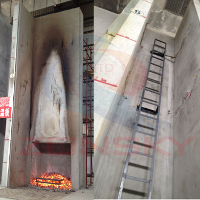 建筑外墻外保溫系統(tǒng)的防火性能試驗(yàn)機(jī)